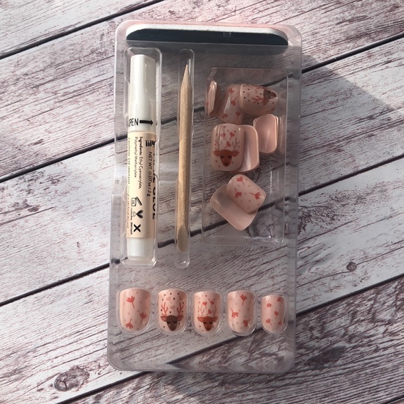 Red Aspen Oh Deer, Alexis 🦌 🍂 Nail Dashes,PressOns, Accent/Value Kit✨ - Picture 8 of 9